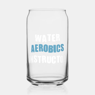 Verre Canette Instructeur d'aérobic sur l'eau personnalisé