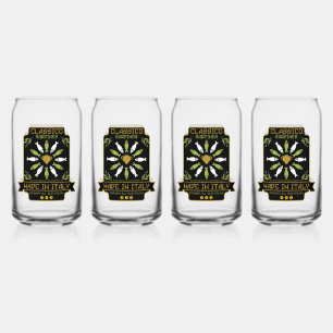 Verre Canette Italien Sardines Art Imprimer Cuisine Cadeau