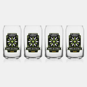 Verre Canette Italien Sardines Art Imprimer Cuisine Cadeau