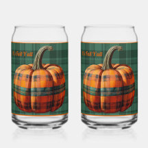It's Fall Y'all Soda Glass