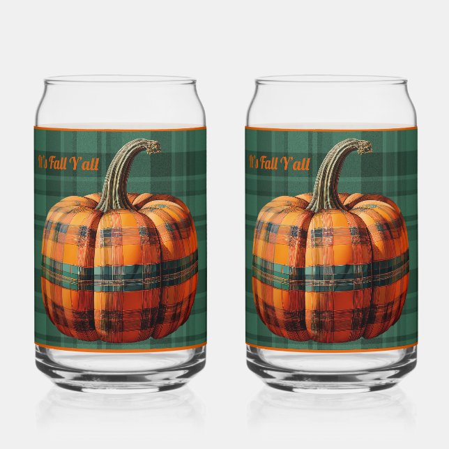 Verre Canette It's Fall Y'all Soda Glass (Recto)