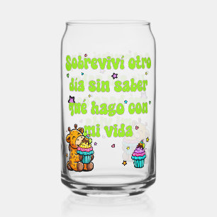 Verre Canette J'ai survécu à un autre jour sans savoir quoi fair