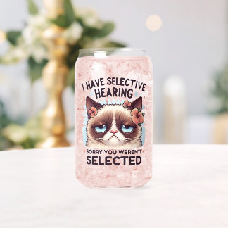 Verre Canette J'ai une audition sélective Cadeau drôle pour amat
