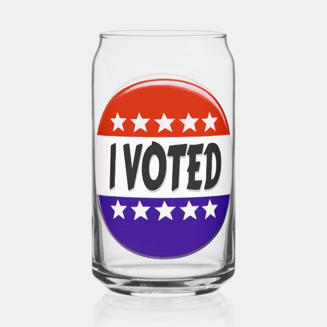 Verre Canette J'ai voté (Recto)