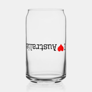 Verre Canette J'aime l'Australie