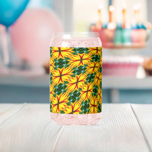 Verre Canette J'Aime Les Fleurs Uniques