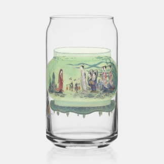 Verre Canette Japanese Aquatic Glass