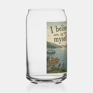 Verre Canette Je crois en moi-même Monstre du Loch Ness fantaisi