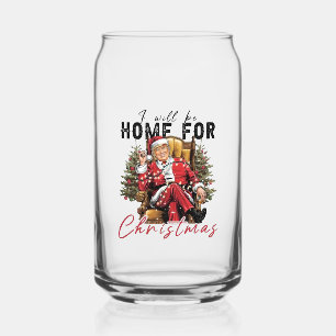 Verre Canette Je serai à la maison pour le jour de l'investiture