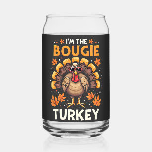Verre Canette Je suis la Sassy de Thanksgiving de Bougie Turkey