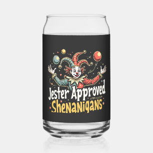 Verre Canette Jester Approuvé Shenanigans Circus Clown