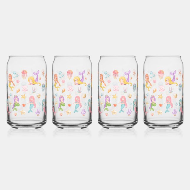 Verre Canette Jeu de sirènes 1 (Recto)