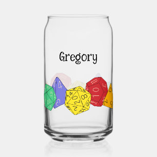 Verre Canette Jeu RPG Dice, Conseil, Jeux d'Imaginaire Personnal