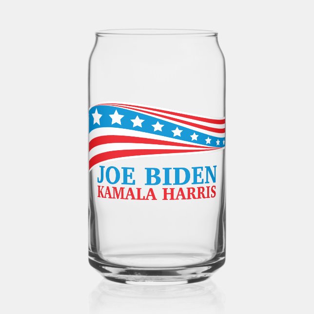 Verre Canette Joe Biden Kamala Harris Vague électorale 2024 (Recto)