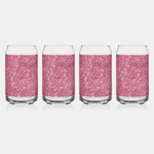 Verre Canette Jolie Parties scintillant Faux rose étincelante