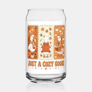 Verre Canette Jolie verrerie Cottagecore automne juste une oie c