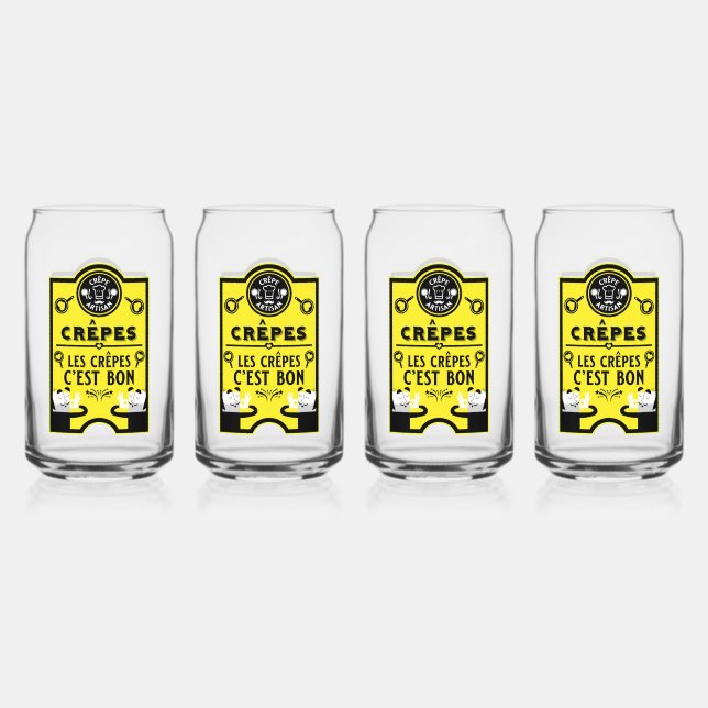 Verre Canette Jour de la Pancake Mardi-Rivage (Recto)