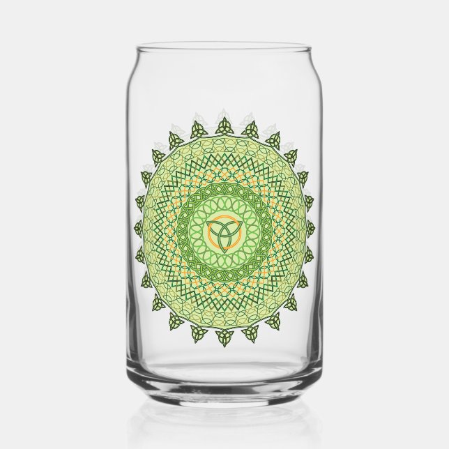 Verre Canette Jour de la Saint-Patrick celtique (Recto)