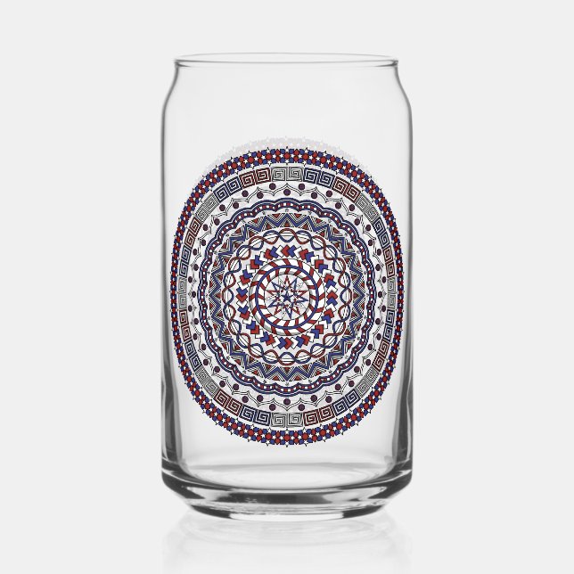 Verre Canette Jour de l'indépendance connecté (Recto)