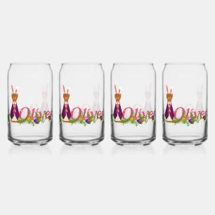 Verre Canette Joyeuses Pâques Oliver la Loutre