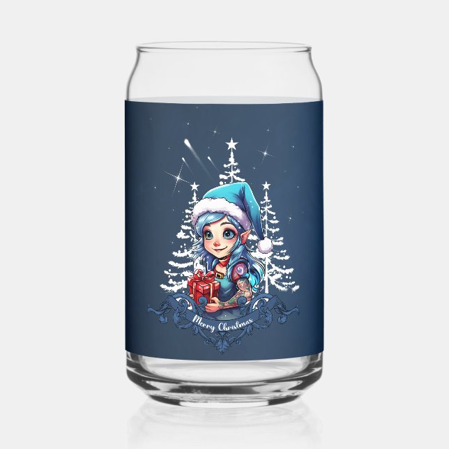 Verre Canette Joyeux elfe (Recto)
