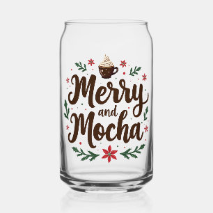 Verre Canette Joyeux et Mocha Boire Noël Café Noël Noël Noël Noë