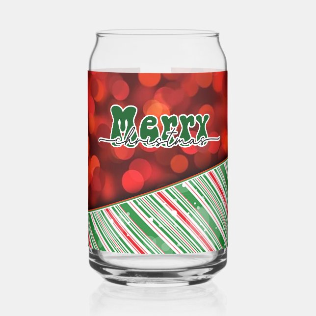 Verre Canette Joyeux Noël (Gauche)