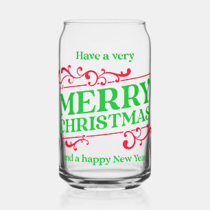 Verre Canette Joyeux Noël & Bonne Année Can Glass