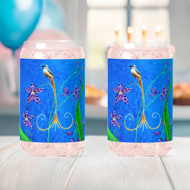 Verre Canette Joyeux ornithologie hawaïenne (Insitu (Baby Shower))