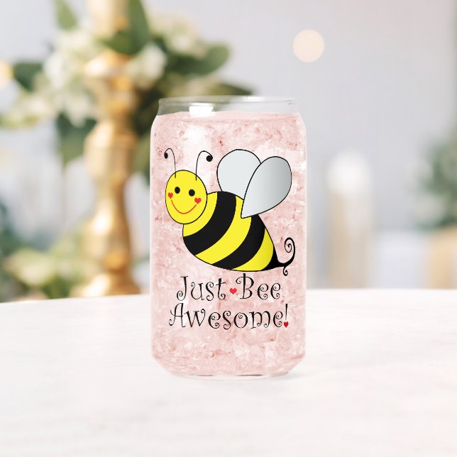 Verre Canette Juste Avoir Awesome mignon Bumble Jaune Bee (Insitu (Mariage))