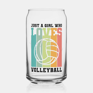 Verre Canette Juste une fille qui aime le Volleyball