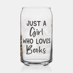 Verre Canette Juste une fille qui aime les livres