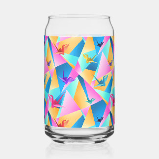 Verre Canette Kaléidoscope d'origami