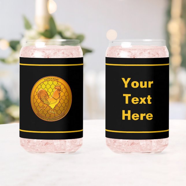 Verre Canette KatkaKoin Cryptomonnaie ICO (Insitu (Mariage))