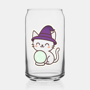 Verre Canette Kawaii Halloween Chat - Magique & Adorable Éffraya