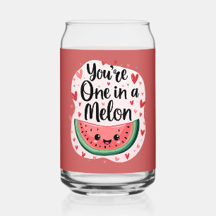 Verre Canette Kawaii "Vous êtes Un dans un Melon" Punaiserie de