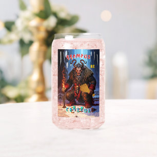 Verre Canette Krampus Soyez prudent