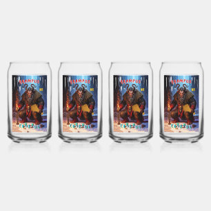 Verre Canette Krampus Soyez prudent