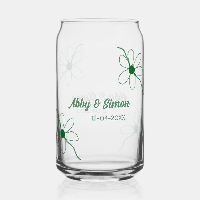 Verre Canette La correspondance parfaite ajouter nom de couple d (Recto)