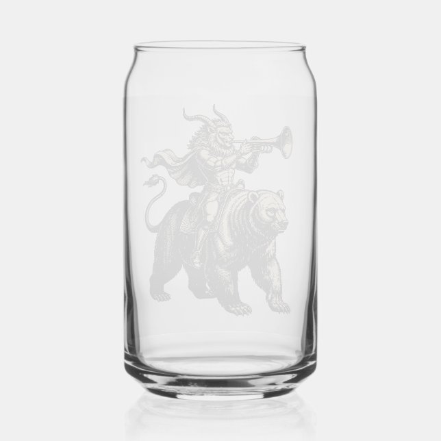 Verre Canette La Majesté de Pruflas Déchaînée (Recto)