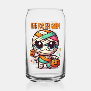 Verre Canette La Maman D'Halloween Ici Pour Le Bonbon