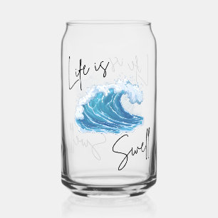 Verre Canette La vie est belle Esthétique minimaliste de la va
