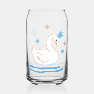 Verre Canette Lac Enchanted - Cygne gracieux