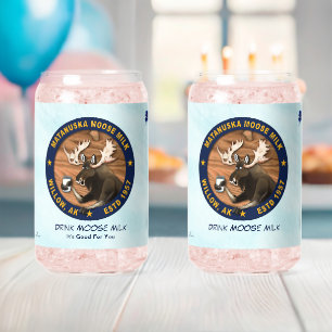 Verre Canette Lait d'orignal Matanuska