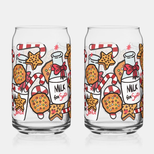 Verre Canette Lait et biscuits  (Recto)