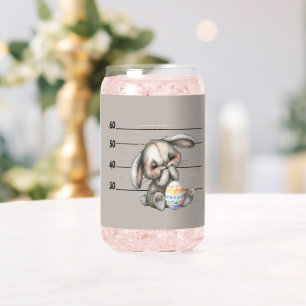 Verre Canette Lapin de Pâques dans une parade d'identification p