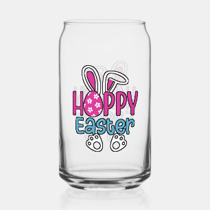 Verre Canette Lapin de Pâques Œuf Mignon Design de Printemps
