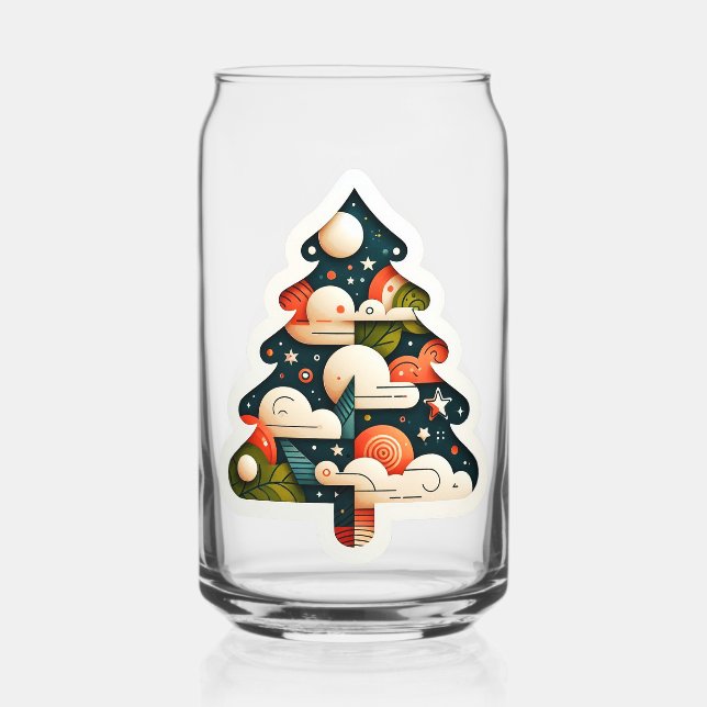 Verre Canette L'arbre de Noël 1005 (Recto)
