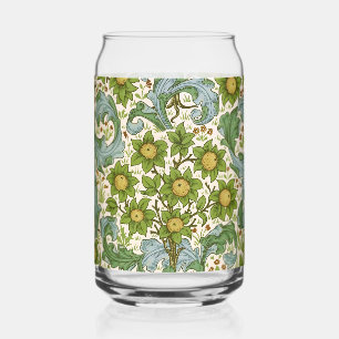 Verre Canette L'art nouveau du motif de verger de William Morris