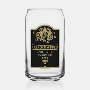 Verre Canette Lauréat du karaoké